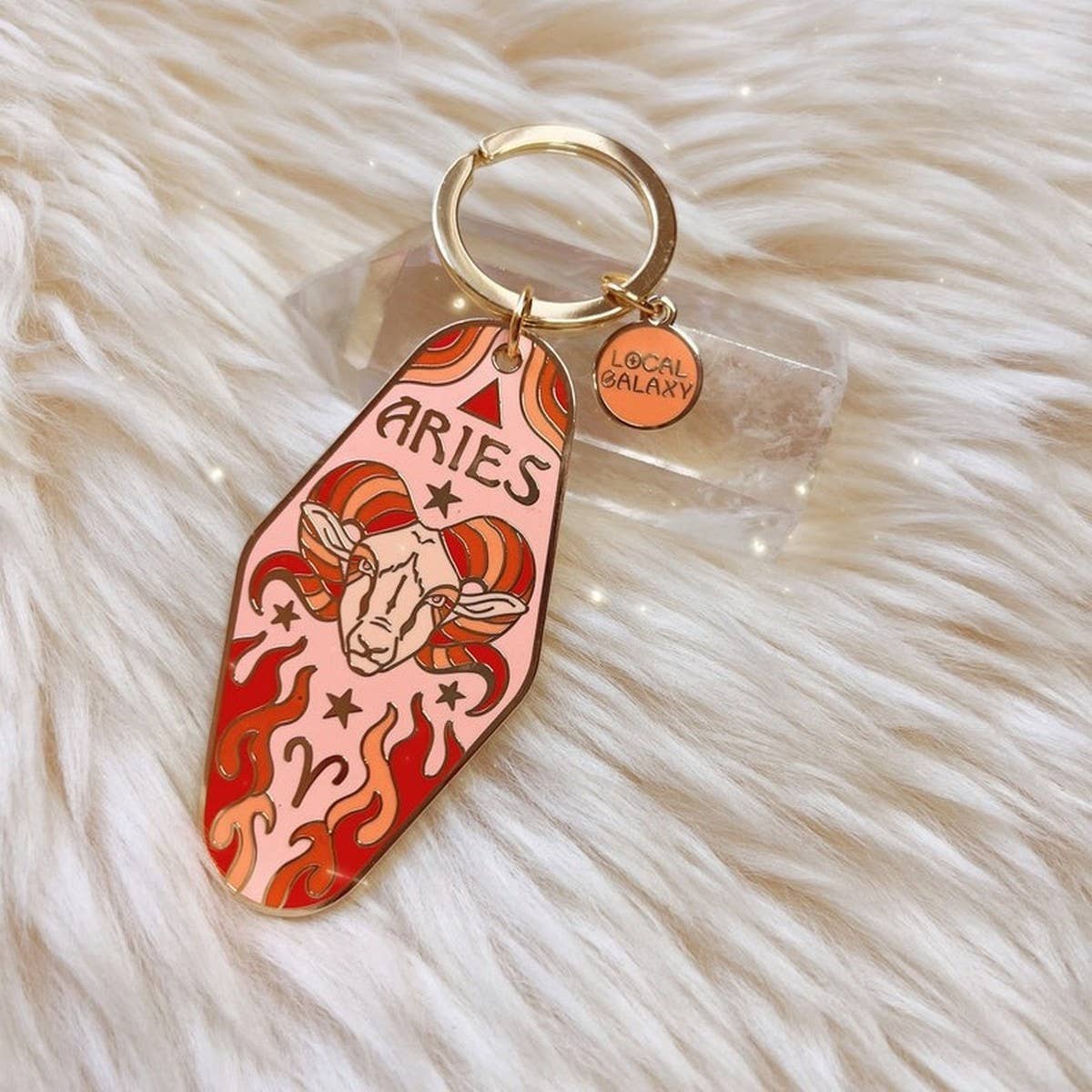 ACCITY - Wholesale Keychain - Women's - Zodiac Motel Keychain – Retro Enamel Design_CWMM1019714