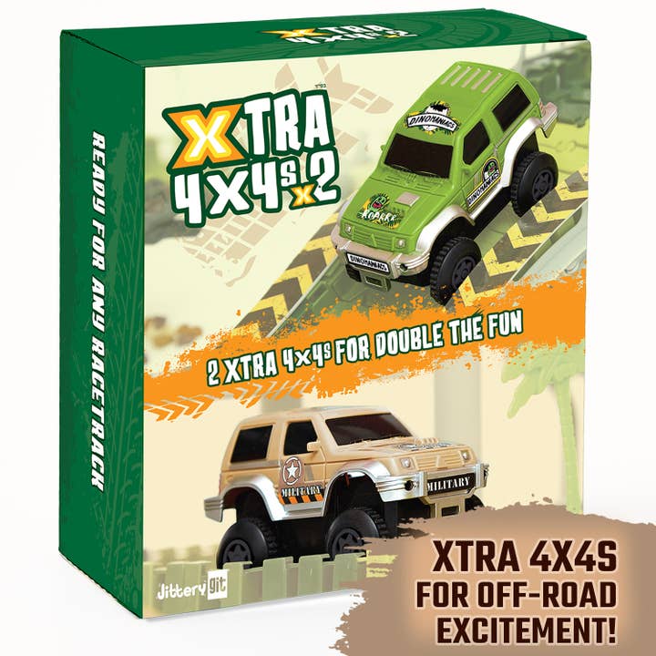 JitteryGit - Wholesale Toy Car/Truck - Kids - 2 Race Car Track Toy Gift Set For Kids, Boys, and Girls