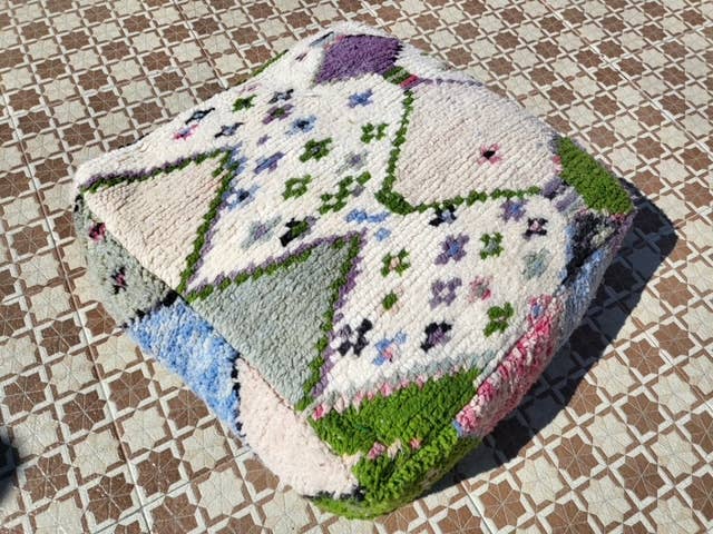NOMAD BY LIV - Wholesale Pouf - Moroccan Beni Quarain Pouf2