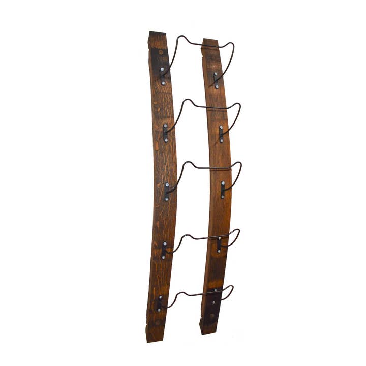 Wine Bottle Rack - Holds 5 Bottles for wholesale by Barrel Builds
