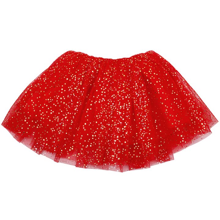 Sparkle Sisters by Couture Clips - Wholesale Tutu - Kids - Red Gold Star Tutu