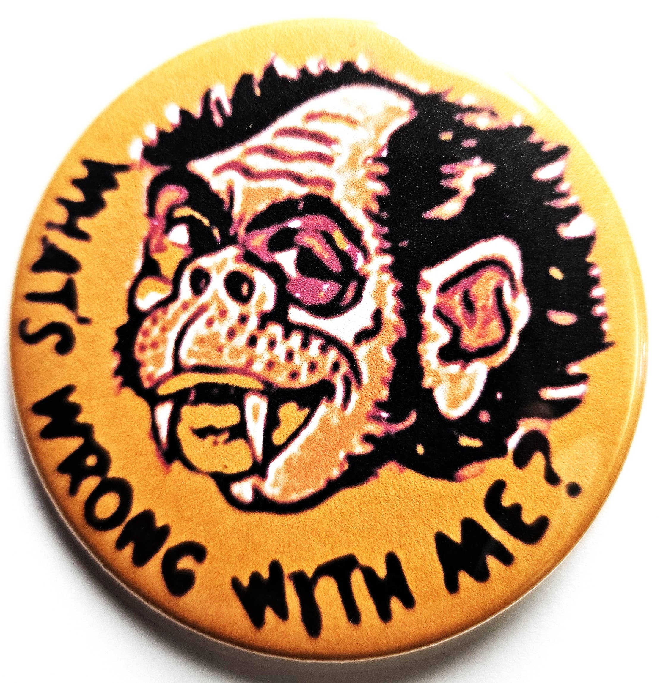 Flip The Record - Wholesale Lapel Pin/Button - Vintage Horror Buttons Magnets & Bottle Openers. set 095