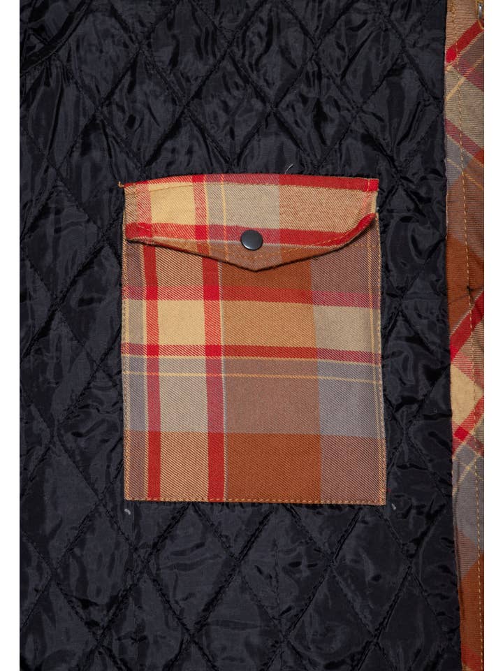 chequered Hooded shirt for wholesale on Faire5