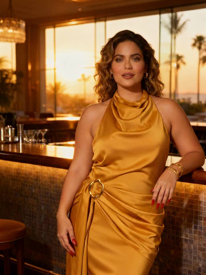 THE FÊTE DRESS - PAPAYA for wholesale by RESORT 444