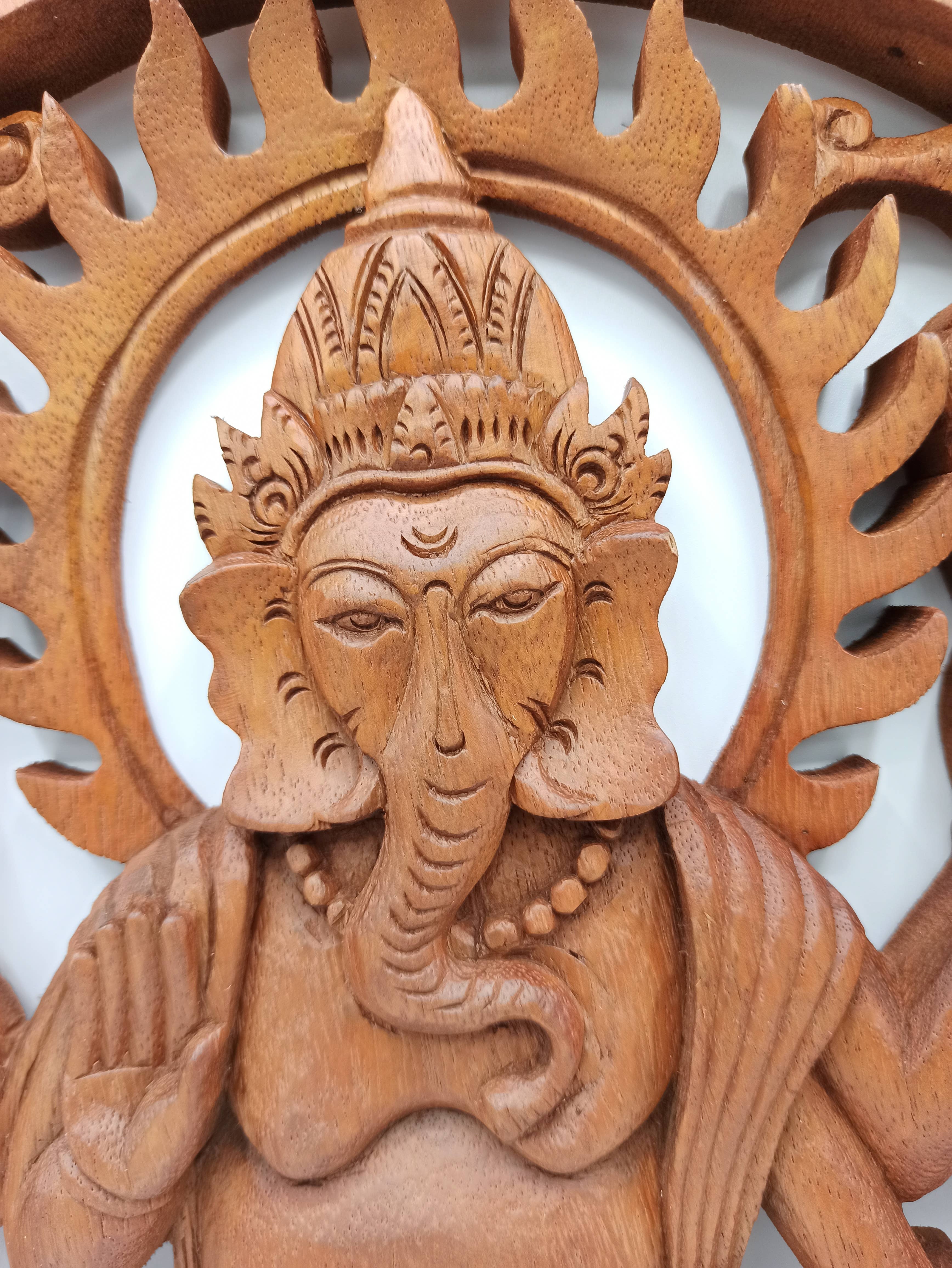 Ancient Wisdom – wholesale Wall Accent – Ganesh Panel - 40cm1