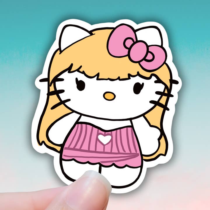 Lalatina Shop - Vendita all'ingrosso Adesivo - Adesivo per laptop Hello Kitty di Sabrina Carpenter0