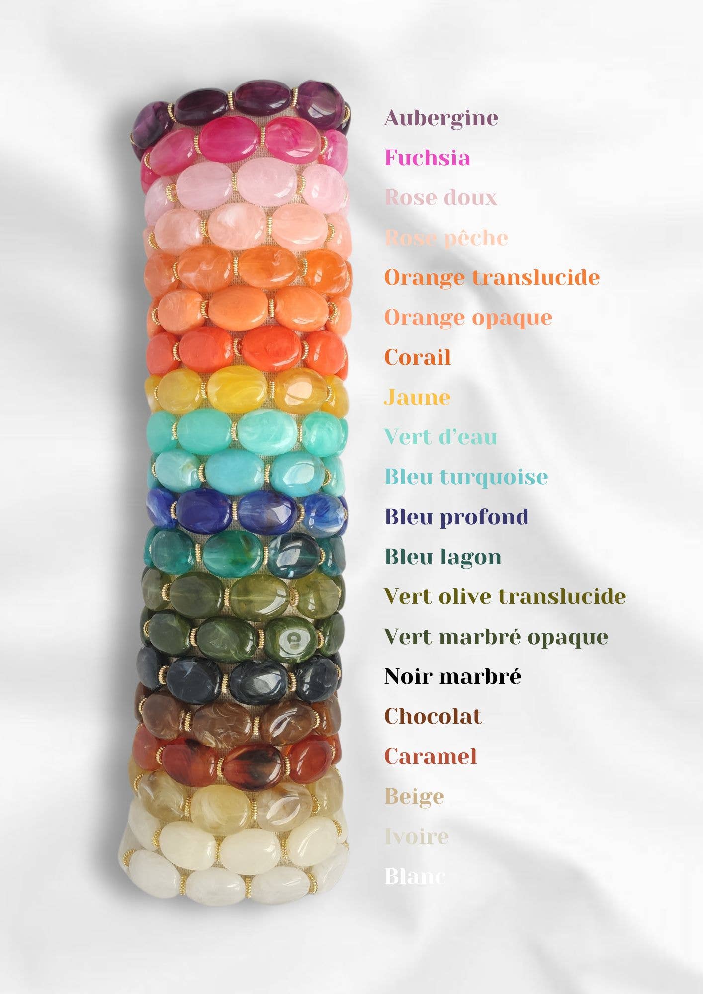 L'Atelier d'Artémis - Wholesale Beaded Bracelet - JANE bracelet12