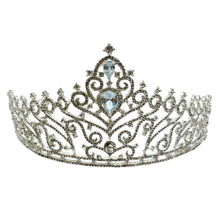 Crystal Tiara Crown CR1030-3 (1PC) for wholesale by TAPA fashion