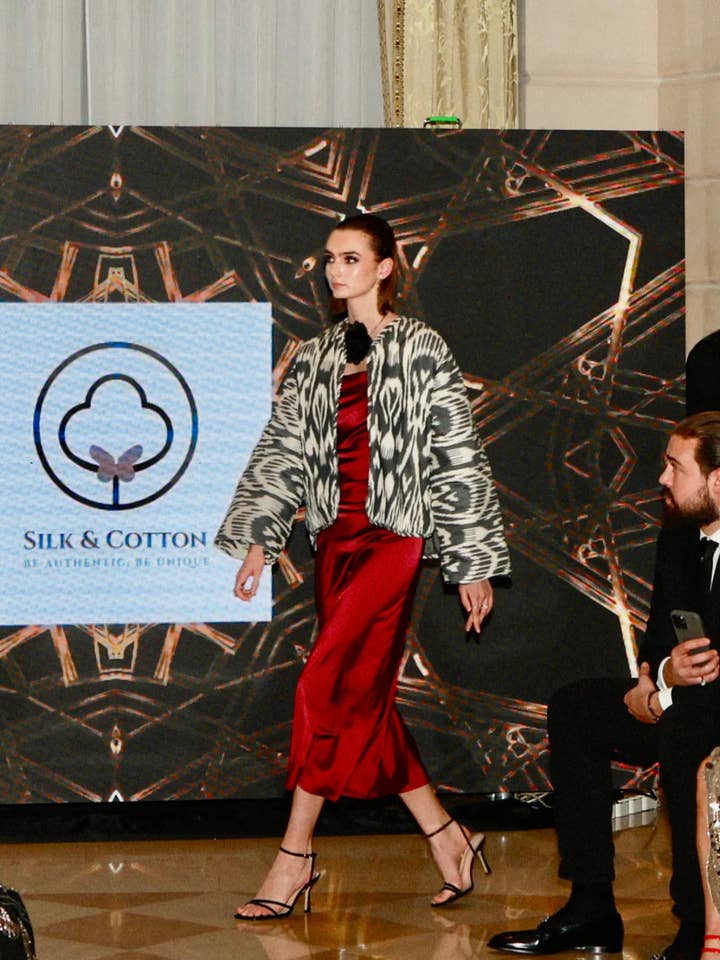 Casaco Acolchoado 100% Algodão "Be My Rock" por atacado de Silk & Cotton Global