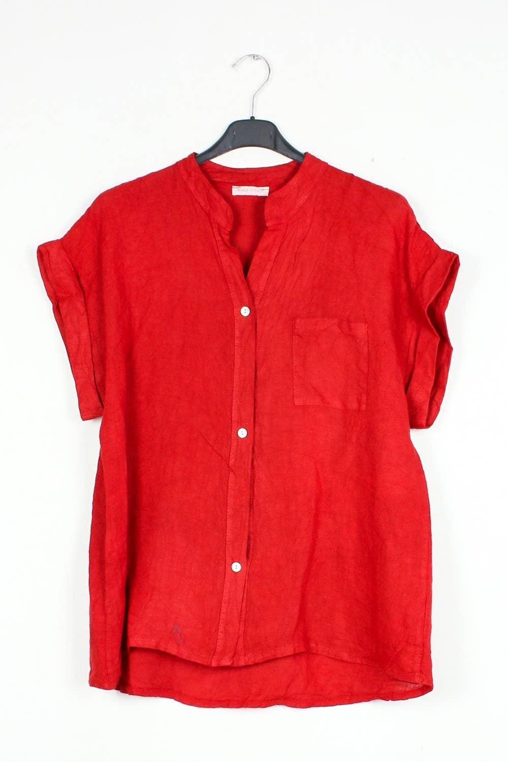 LÉA & LUC - Vente Chemise à col boutonné – femme - Chemise en 100% Lin REF.2065017