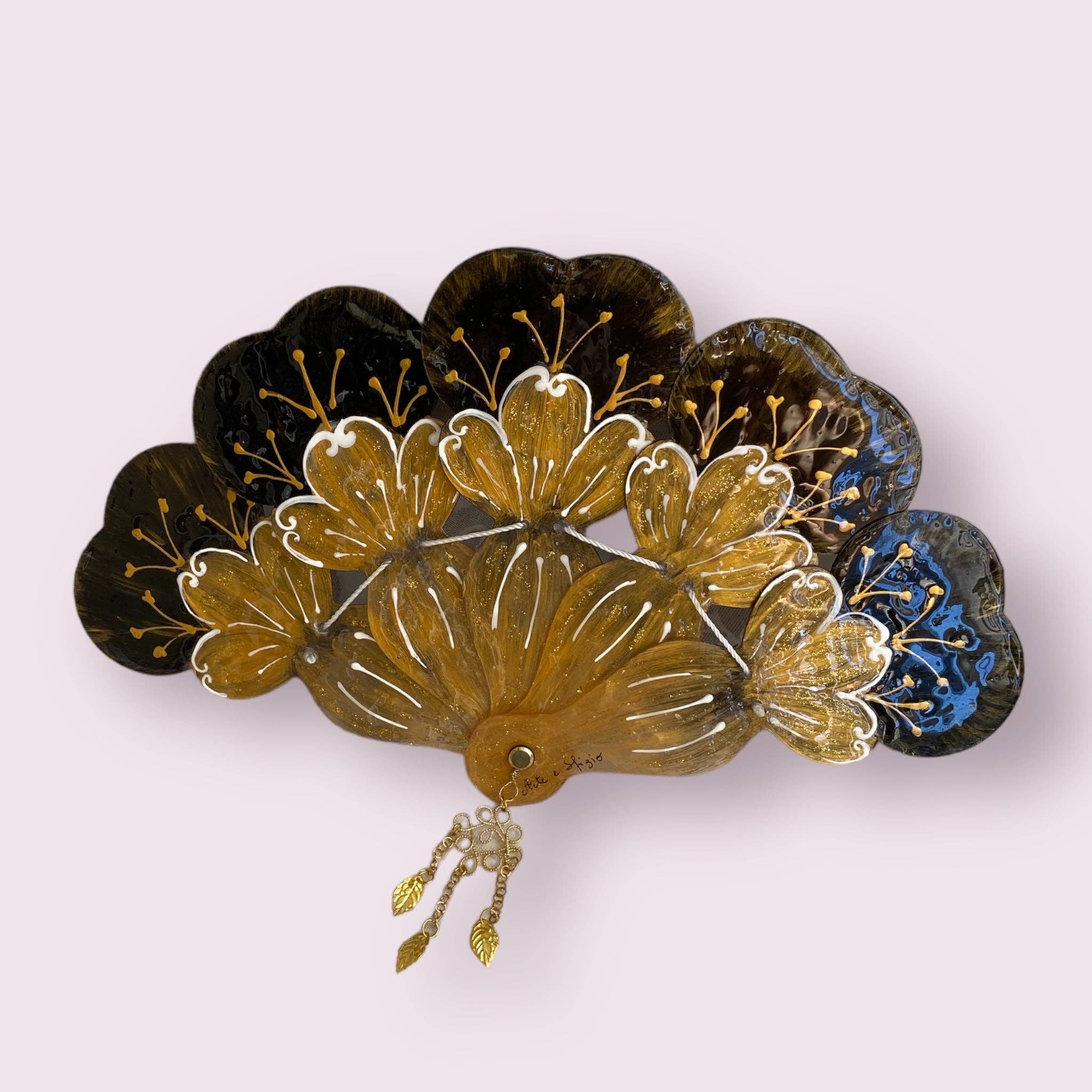 Arte e sfizio – Engroshandel Tilbehør til foldbar ventilator – Ventilator til håndtaske i plexiglas på 17 cm6