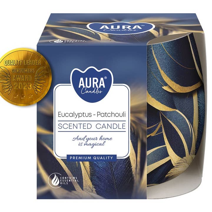 Eucalyptus Glass Candle — Patchouli 24h (6 pcs) for wholesale by Esoterica Arte