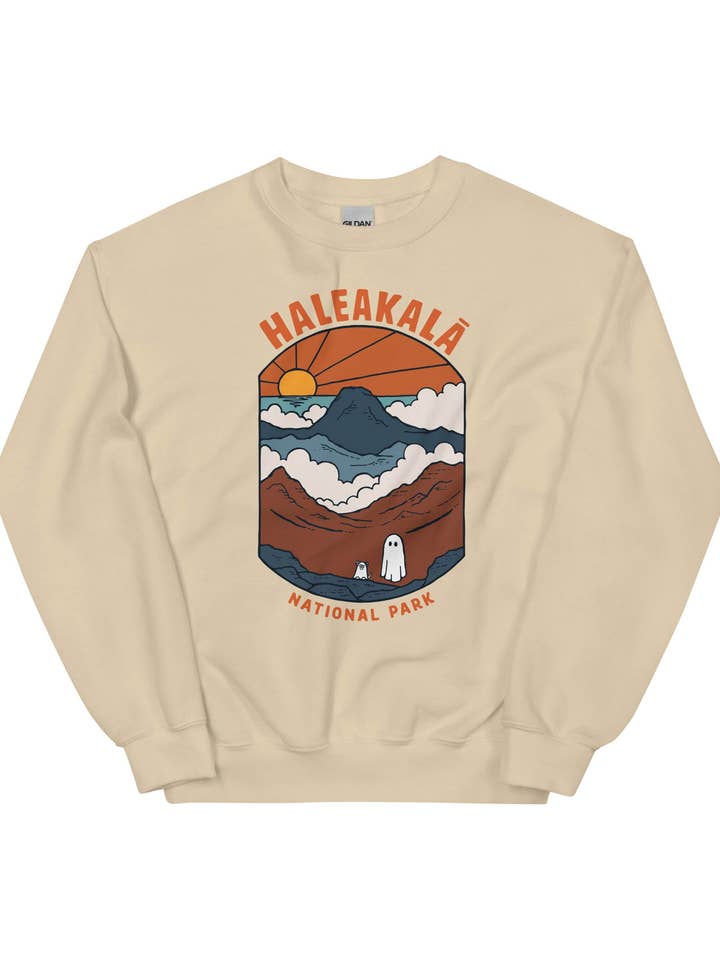 Haleakala Spooky National Park Unisex Sweatshirt | SAND for wholesale by ChasingAMoment