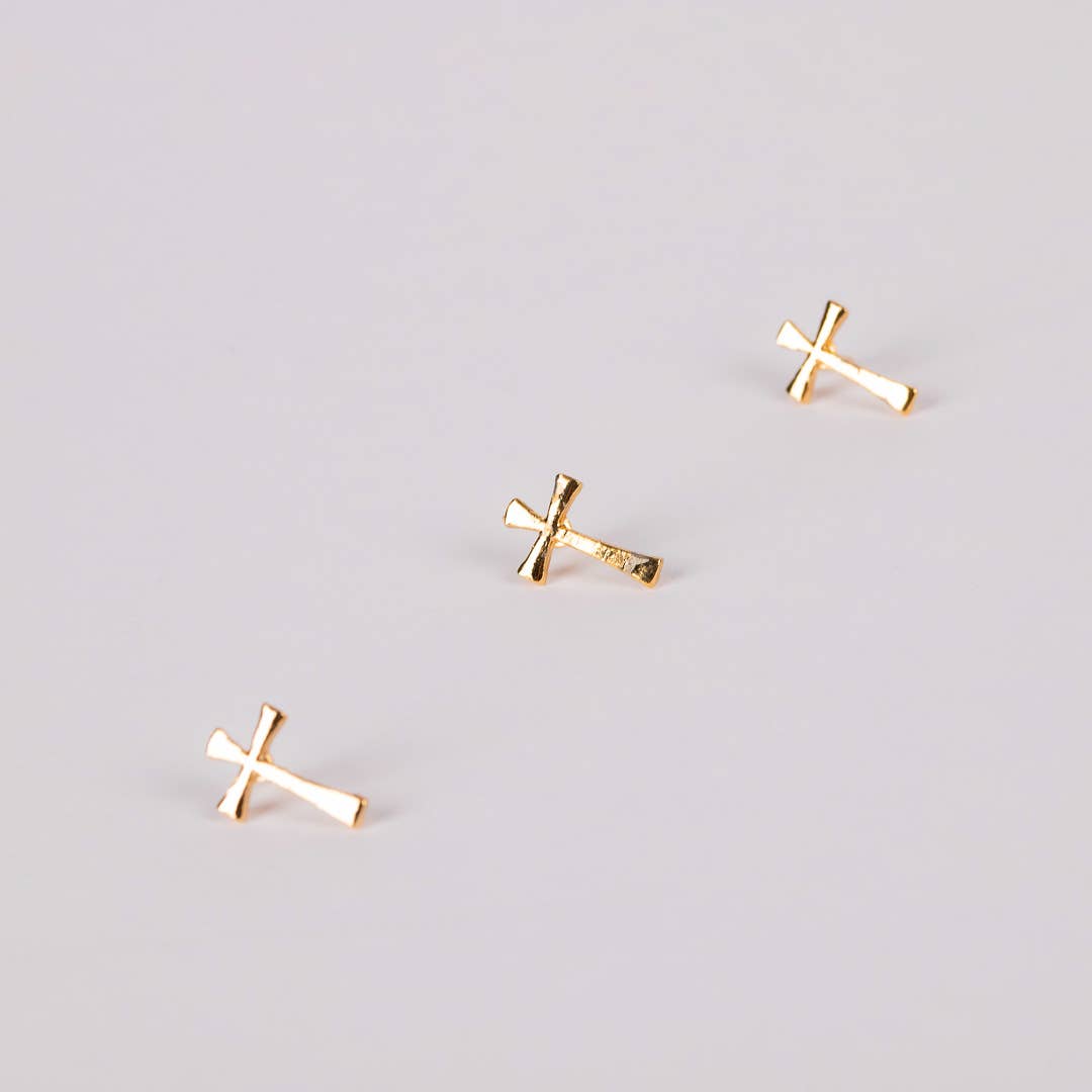 Swanson Christian Products - Vente Épinglettes/boutons - Épinglette Croix Évasée Or - Lot de 61