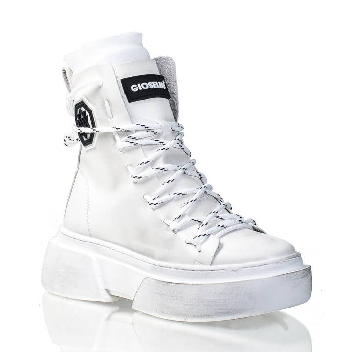 BOTA ABRAMS BRANCA por atacado de Gioselin