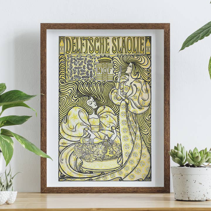 Delft - Impression publicitaire - Salade pour la vente par Cynefn