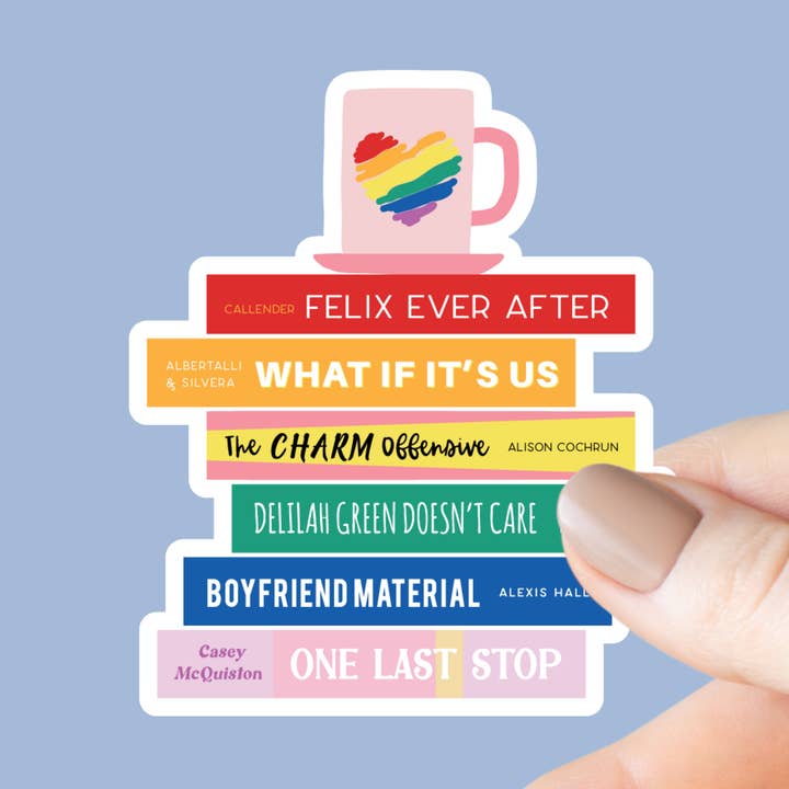 LGBTQ Queer Bogstabel Klistermærke for engroshandel hos Chapter & Craft Studio