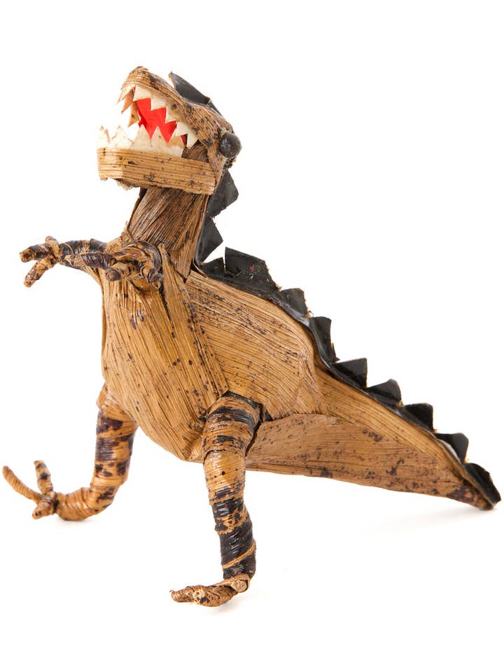 Banana Fiber Dinosaur for wholesale by Swahili | AFRICAN MODERN
