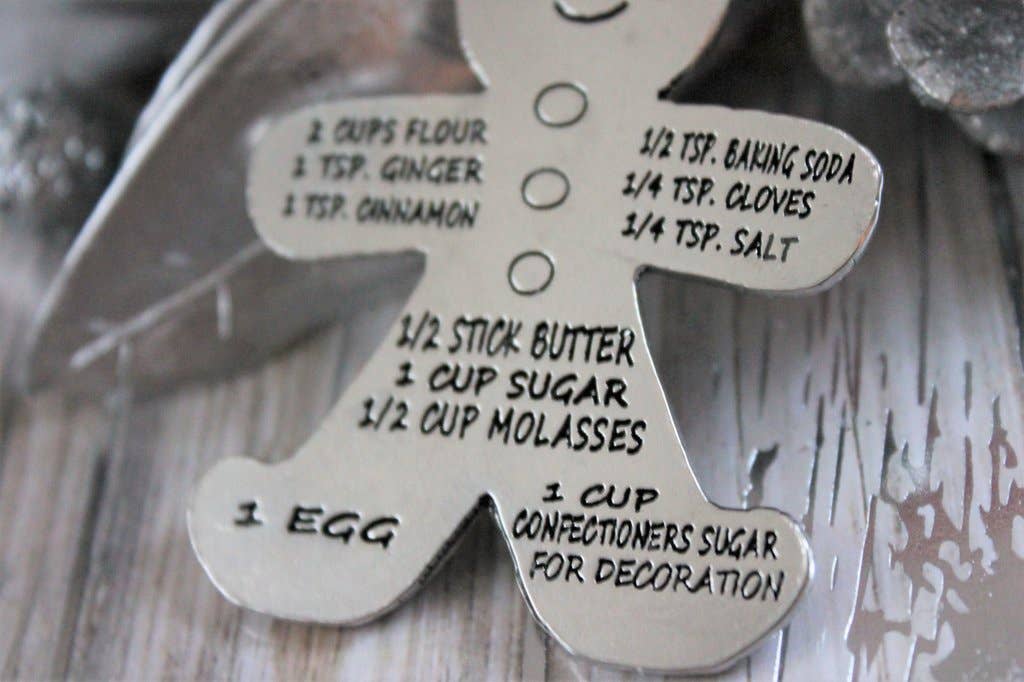 Chubby Chico Charms - Wholesale Ornament - Gingerbread Cookie Recipe Christmas Tree Ornament keepsake2