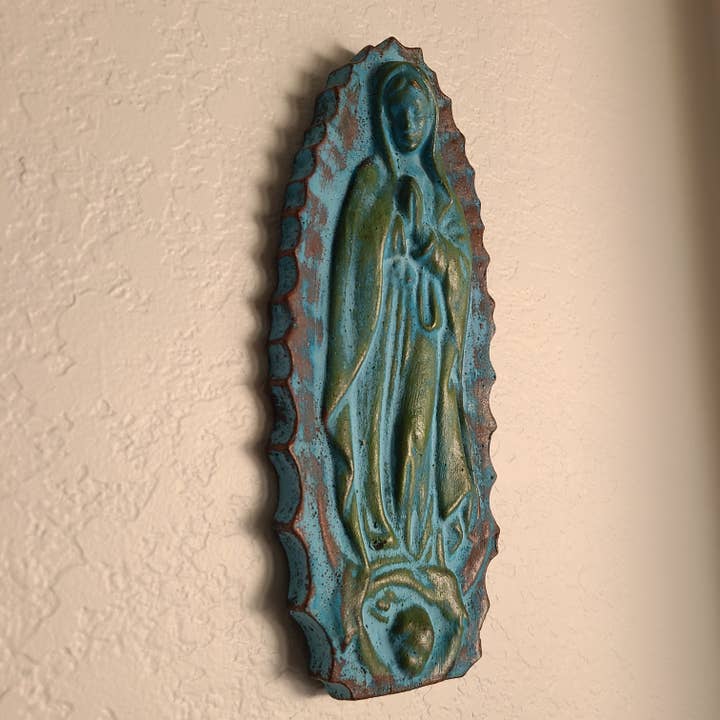 Contreras Designs - Wholesale Sculpture - MXDV2- Guadalupe Wall Sculpture1