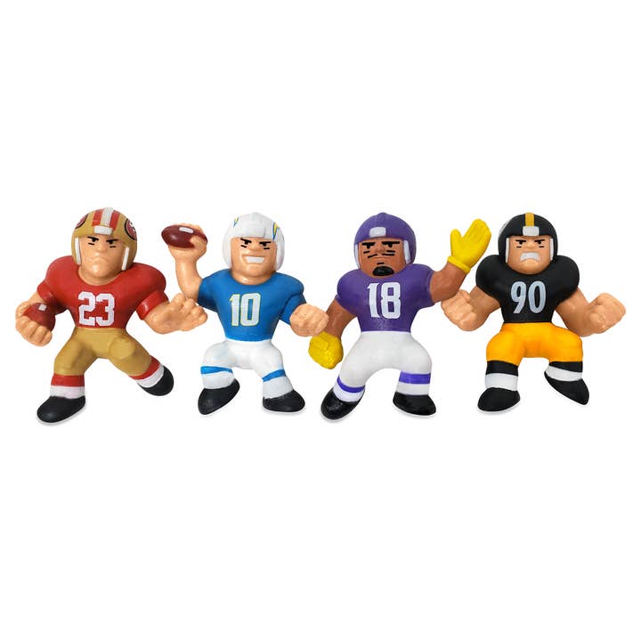 Party Animal, Inc. - Wholesale Figurine Toy - Kids - NFL FlexMates Display 2025 32ct4