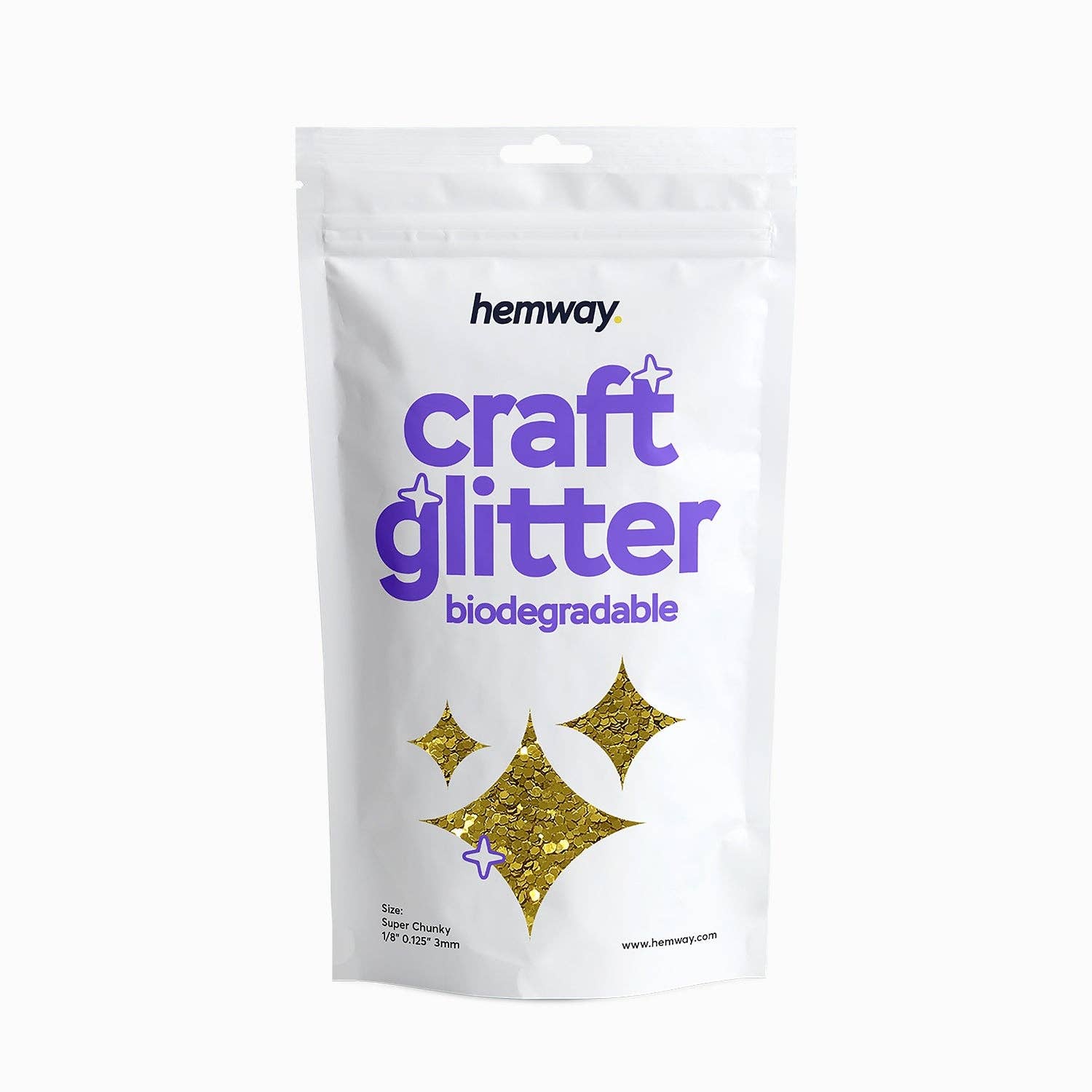 Or Glitter artisanal écologique doré 100 g en vente sur Faire9