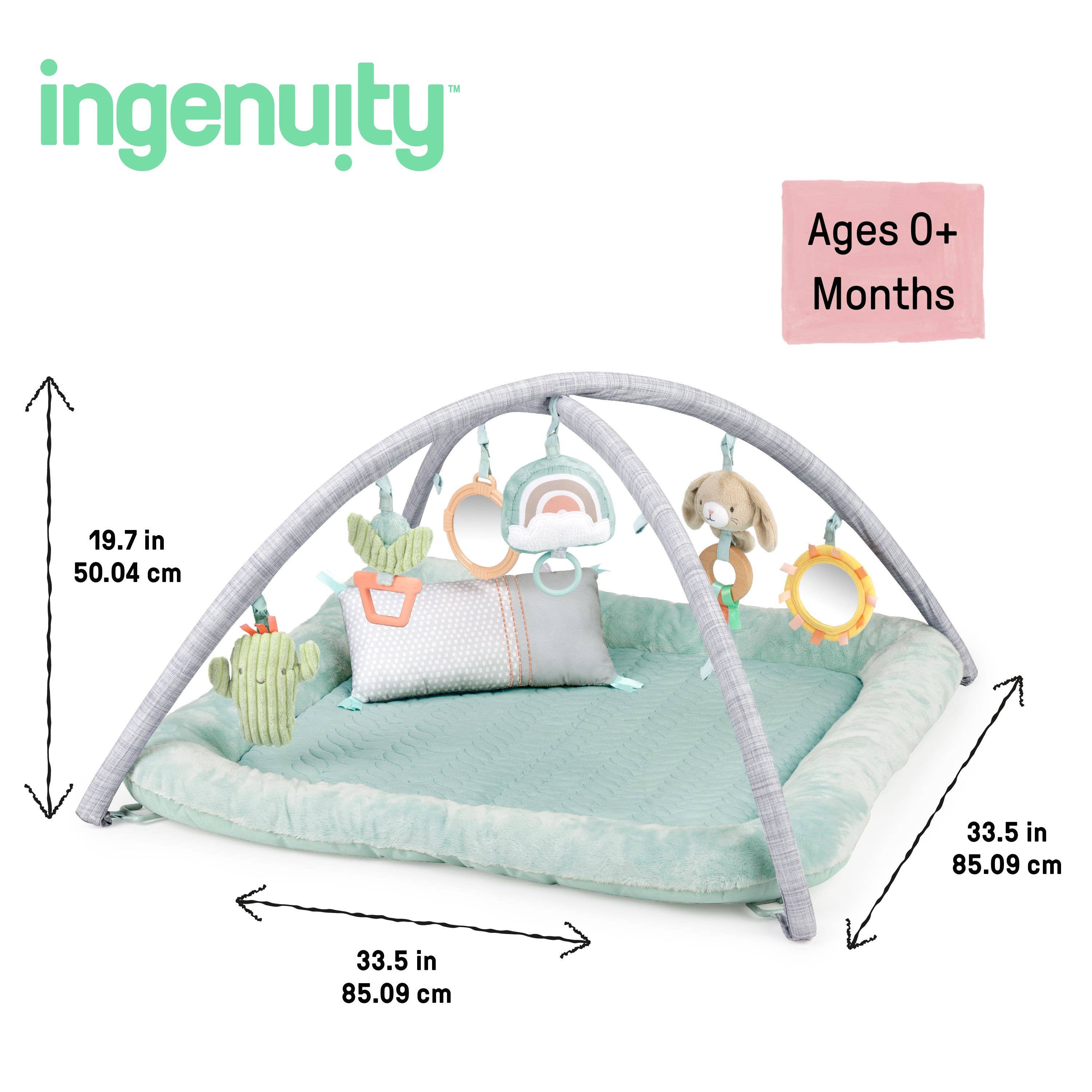 Ingenuity - Wholesale Play Mat - Kids & Baby - Ingenuity Plush Activity Gym Chic Boutique2