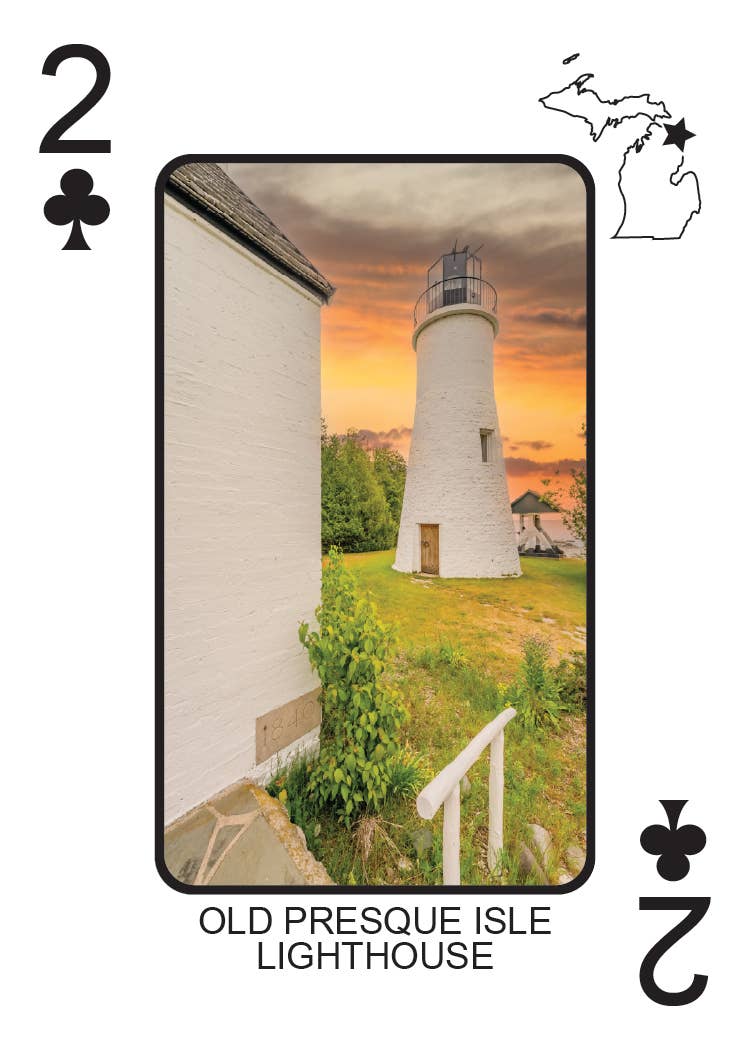 Phil Stagg Photography - Wholesale Playing Cards - LIGHTHOUSES OF MICHIGAN - Playing Cards - Euchre Friendly15