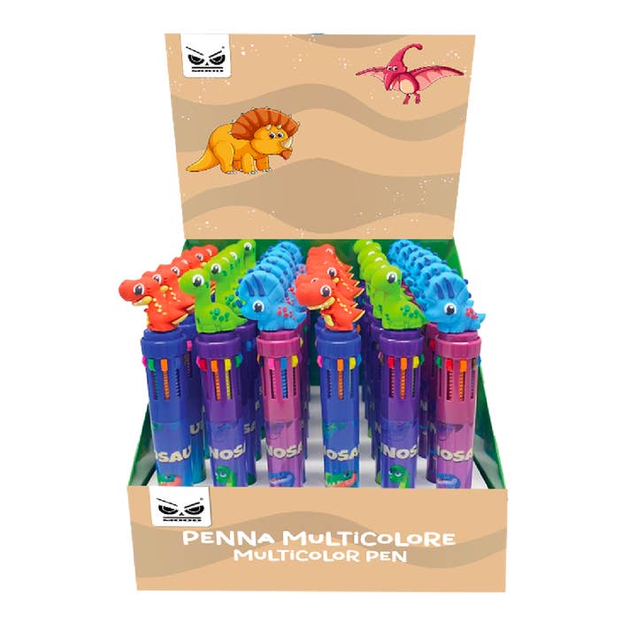 REMOVED BRAND - Wholesale Marker - 10 Color Dinosaur Pen2