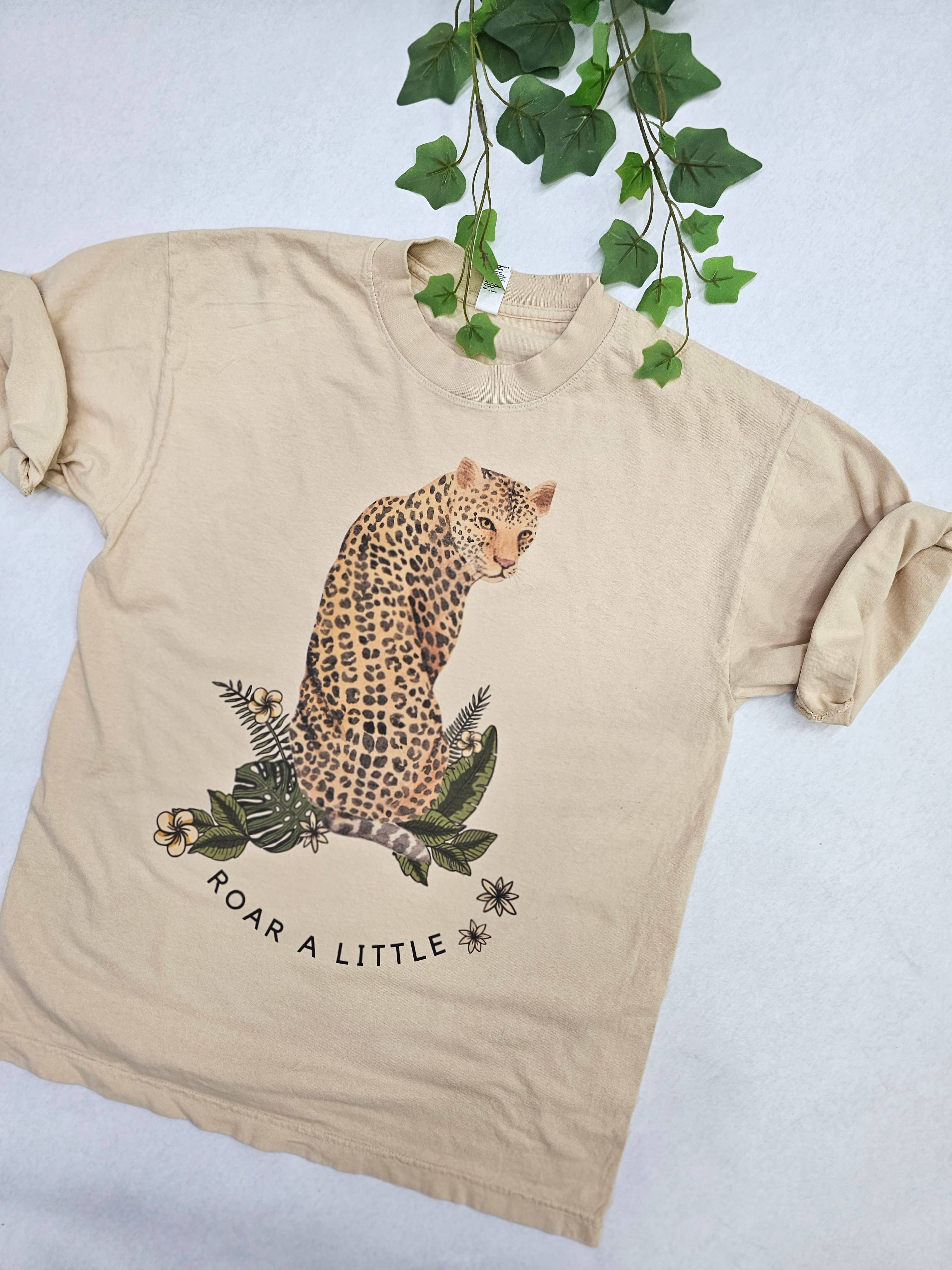 JADE BY JANE - Wholesale Screen Printed T-Shirt - Women's - ROAR A LITTLE GRAPHIC TEE10