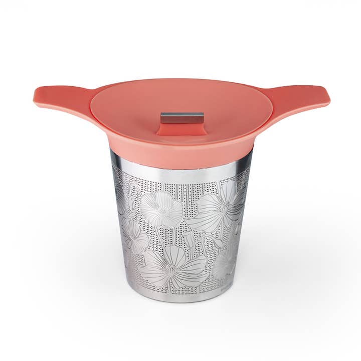 Creative Loose Leaf Tea Strainer Orange for wholesale by 01living Ltd