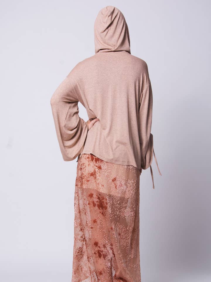 Tangerine Viscose Crepe Palermo Pullover - Pack A for wholesale by Wanderlux