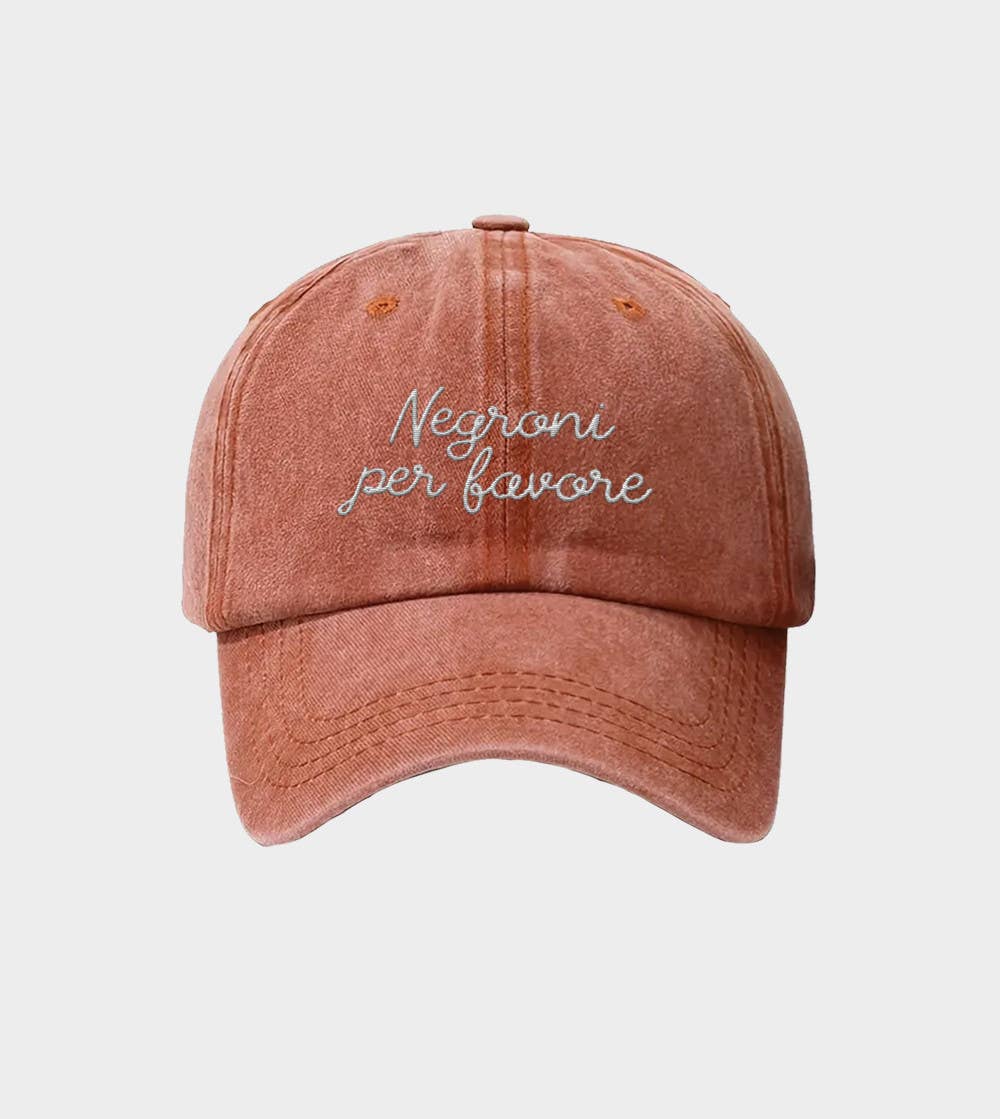 Juste un t-shirt - Wholesale Baseball Cap - Unisex - Embroidered Cap - Negroni per Favore1