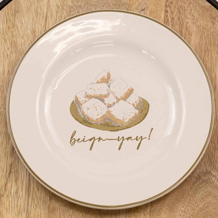 The Royal Standard - Wholesale Dinner Plate - Beign-yay Plate White/Multi 8"