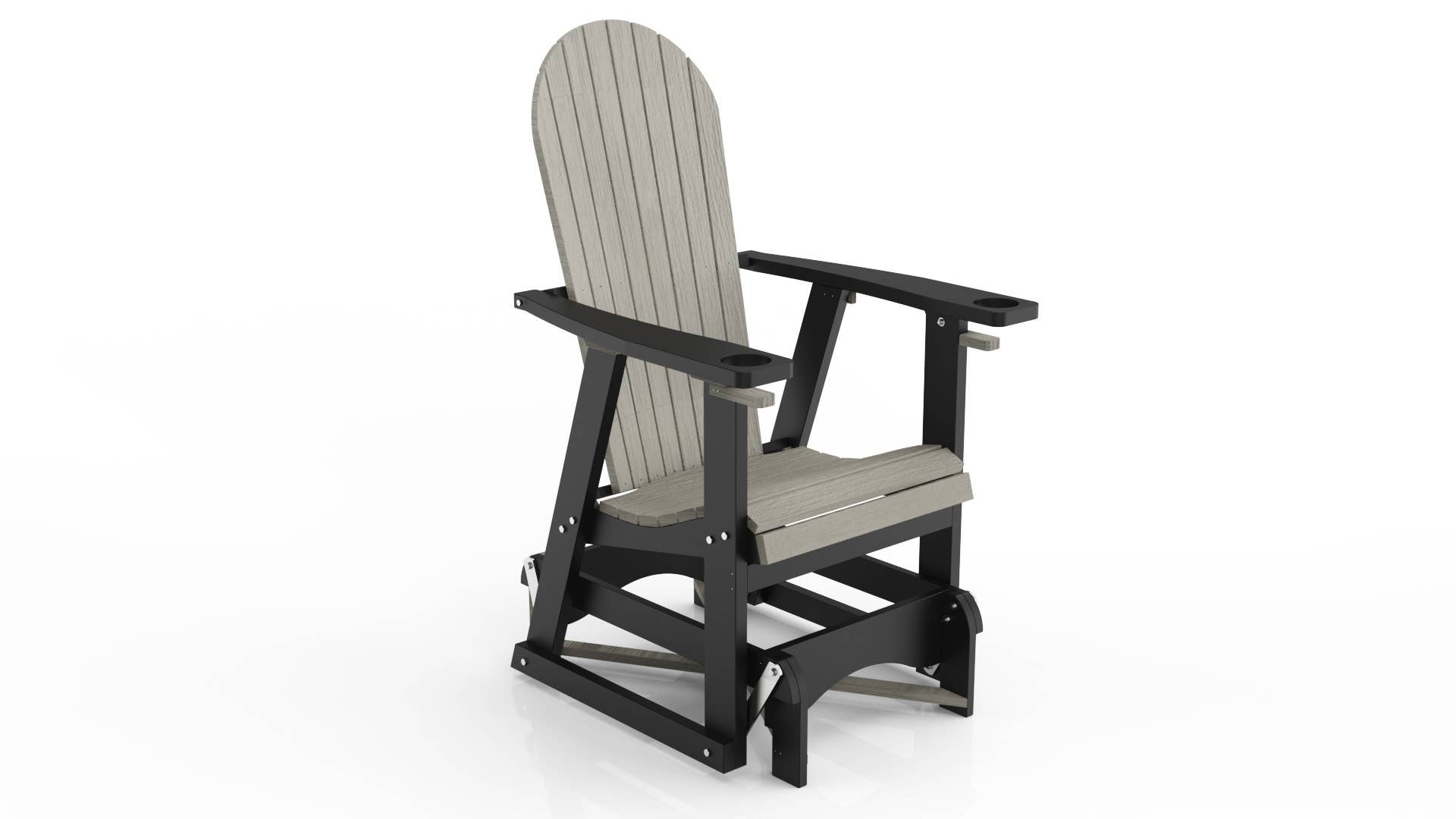 Evergreen Patio - Vente Chaise Adirondack - Planeur Stationnaire Poly6