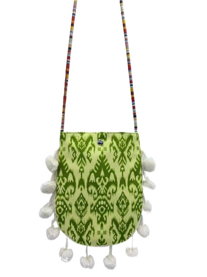 Cosbai - Sac à bandoulière tricoté motif Atlas rétro - Vintage & Pratique pour la vente par Funkyrel® Atzbranding Limited