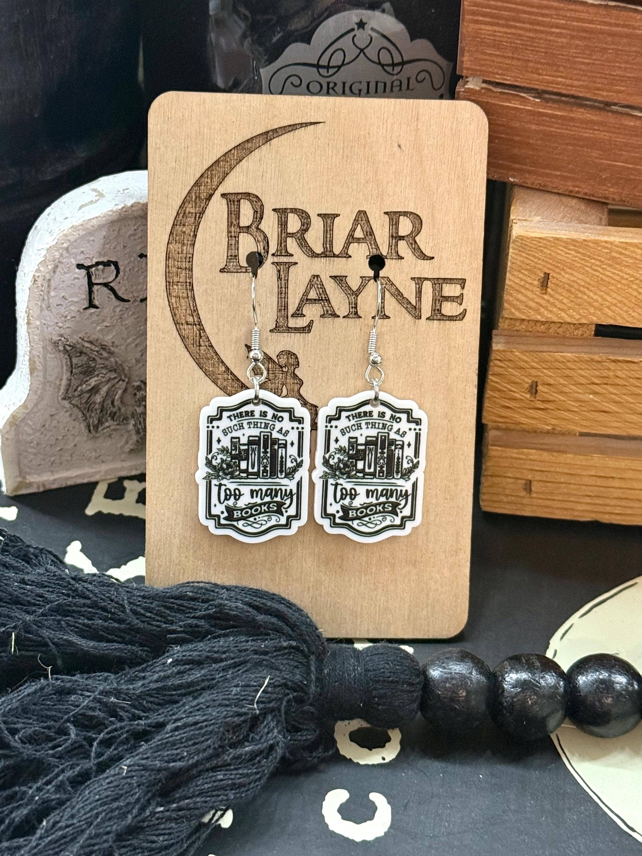 Briar layne - Wholesale Dangle Earrings - Book Lover Reading Earrings2