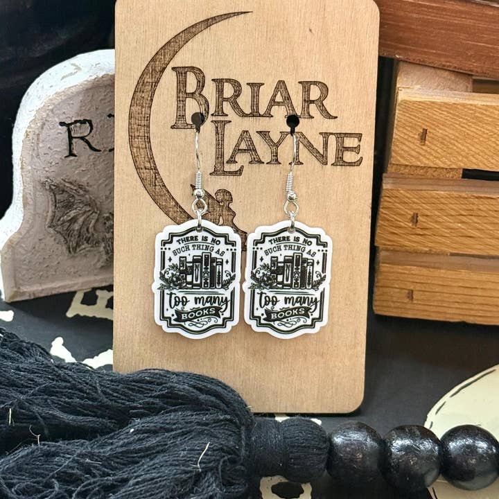 Briar layne - Wholesale Dangle Earrings - Book Lover Reading Earrings2
