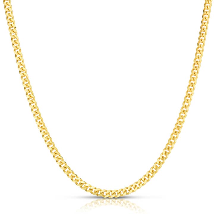 Curb Link Chain Necklace for wholesale by Glaze Jewelry