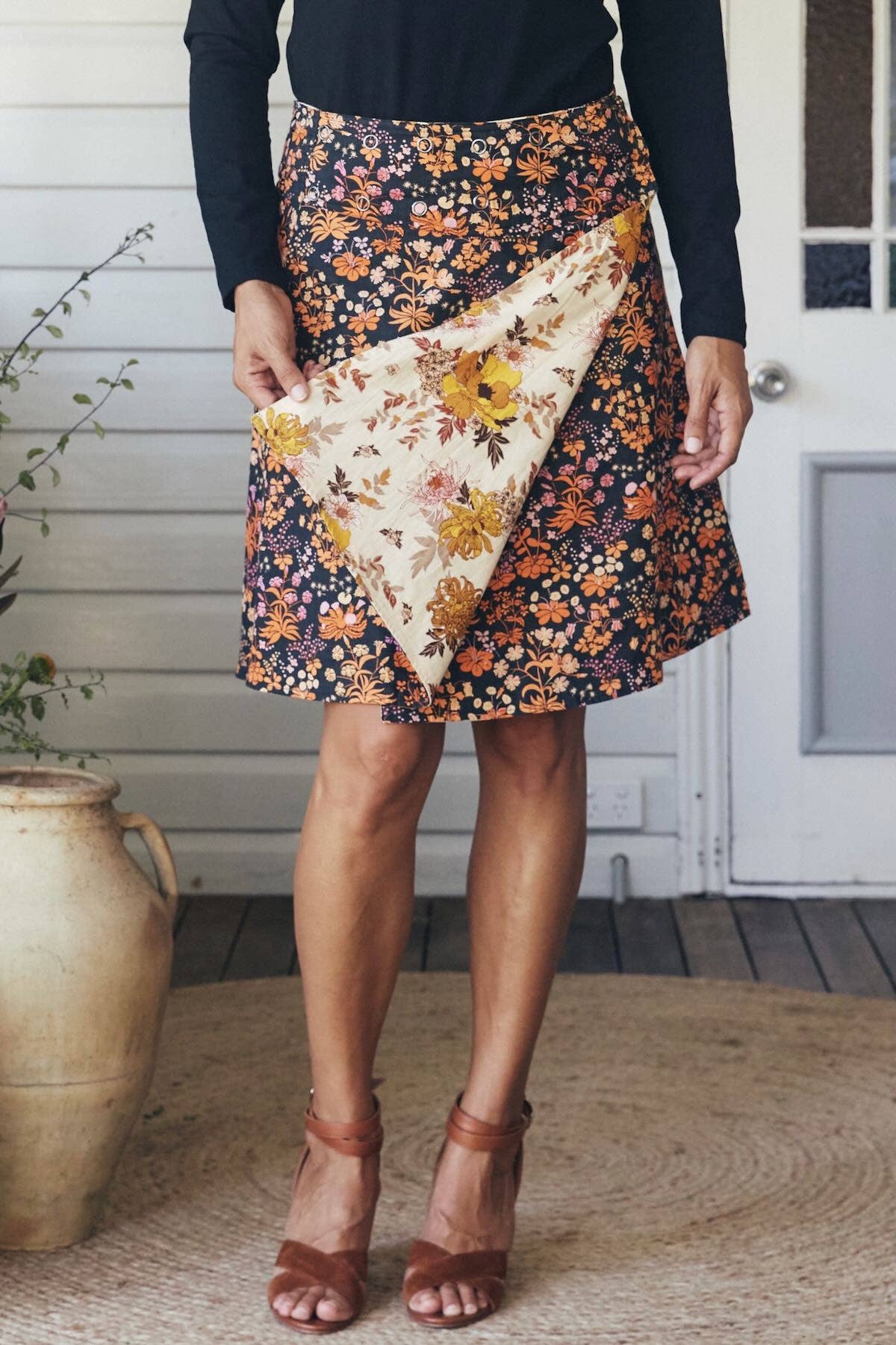 Jaya Reversible Skirt - Tigerlily & Cassia for wholesale on Faire