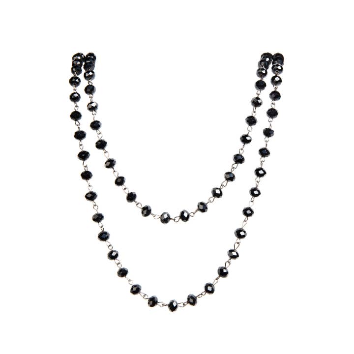 Ole - Wholesale Beaded/Pearl Necklace - Crystal Beaded Necklaces N1163-15-WH