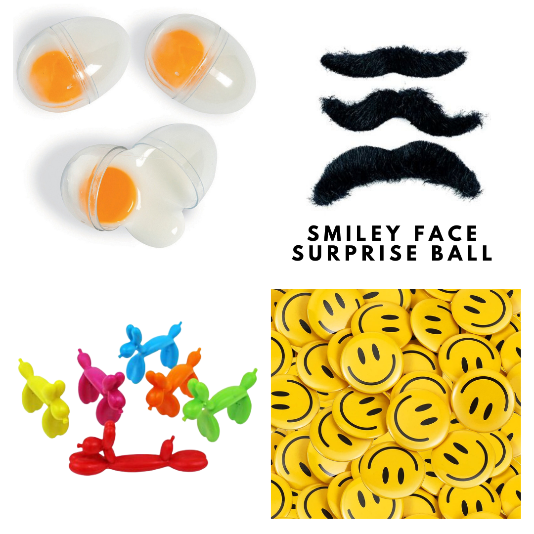 First Cabin Co. - Vente Cadeaux pour invités - Boule Surprise Souriante1