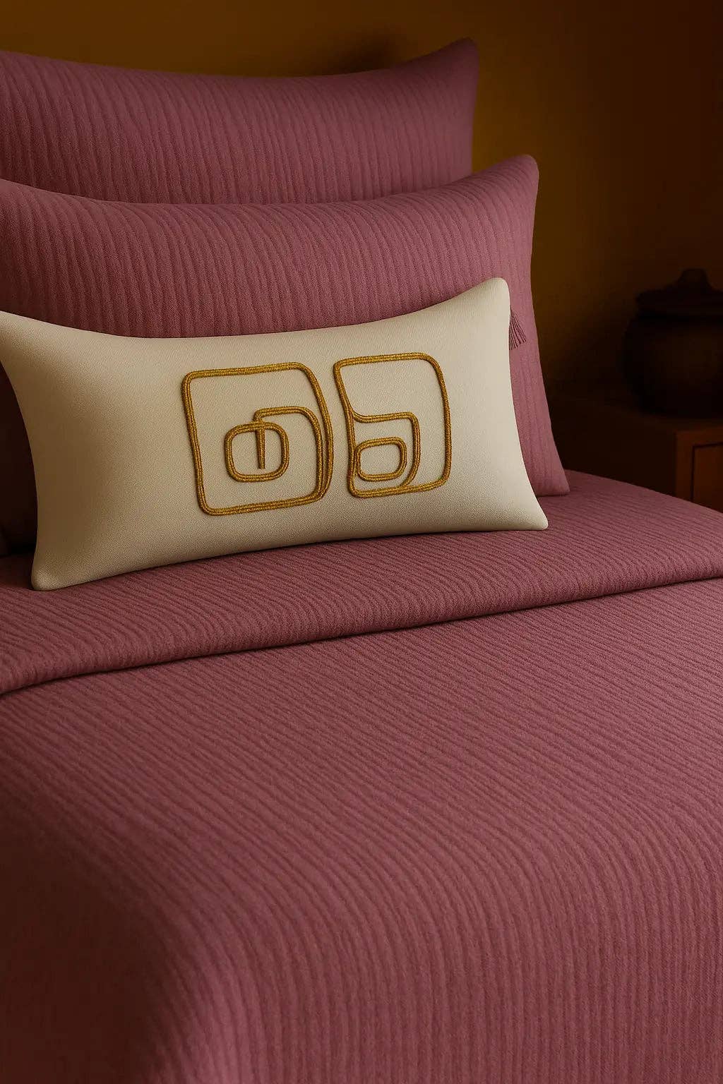 Creative Home – wholesale Bedding blanket – Cloud Muslin Blanket - Damson2