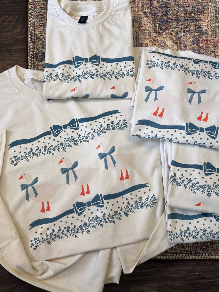 Vintage Gänse Kurzarm für den Großhandel von Front Porch Boutique