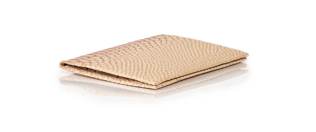 Benenate - Wholesale Passport Case - Women's - Ivory Python 10:10 Passport Wallet3