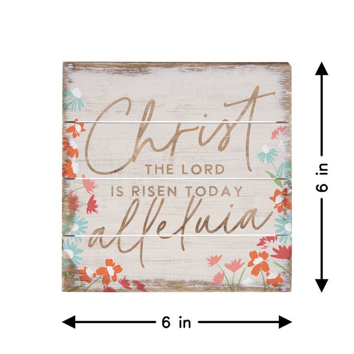 Sincere Surroundings – wholesale Wall sign – Christ Alleluia - Perfect Pallet Petites10