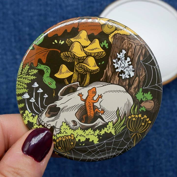 Forest Floor - Miroir de poche pour la vente par Cat Coven