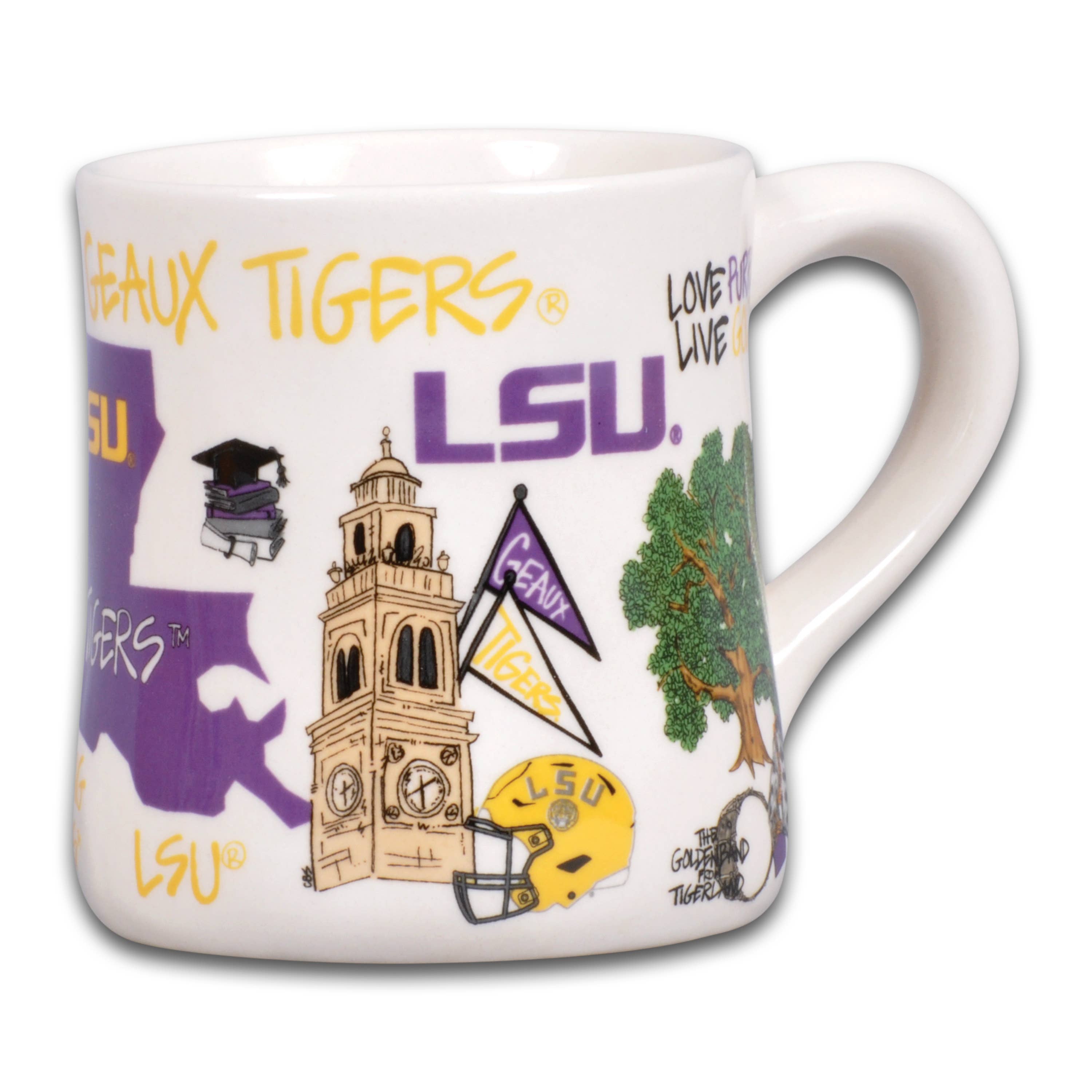 MAGNOLIA LANE - Wholesale Coffee Mug - LSU Icon Mug1