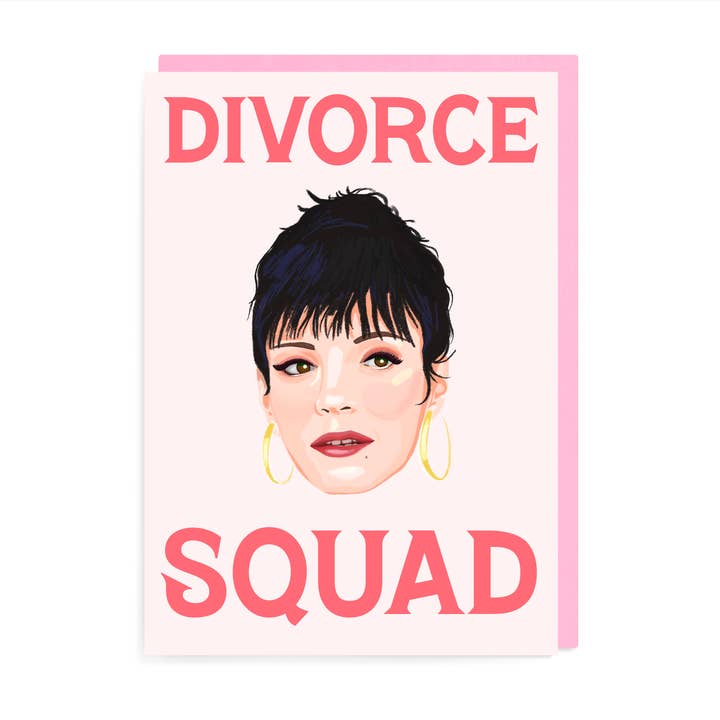 Divorce Card - Lily Allen for wholesale by URGHH Card Co.