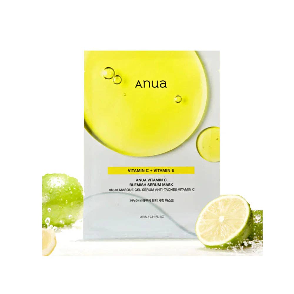 YEOSKIN - Vente Masque pour le visage - ANUA – Masque en Tissu au Citron Vert & Vitamine C 25ml1